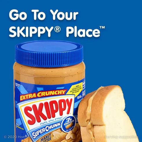 Skippy Peanut Butter, Super Chunk, 48 oz, 2-count
